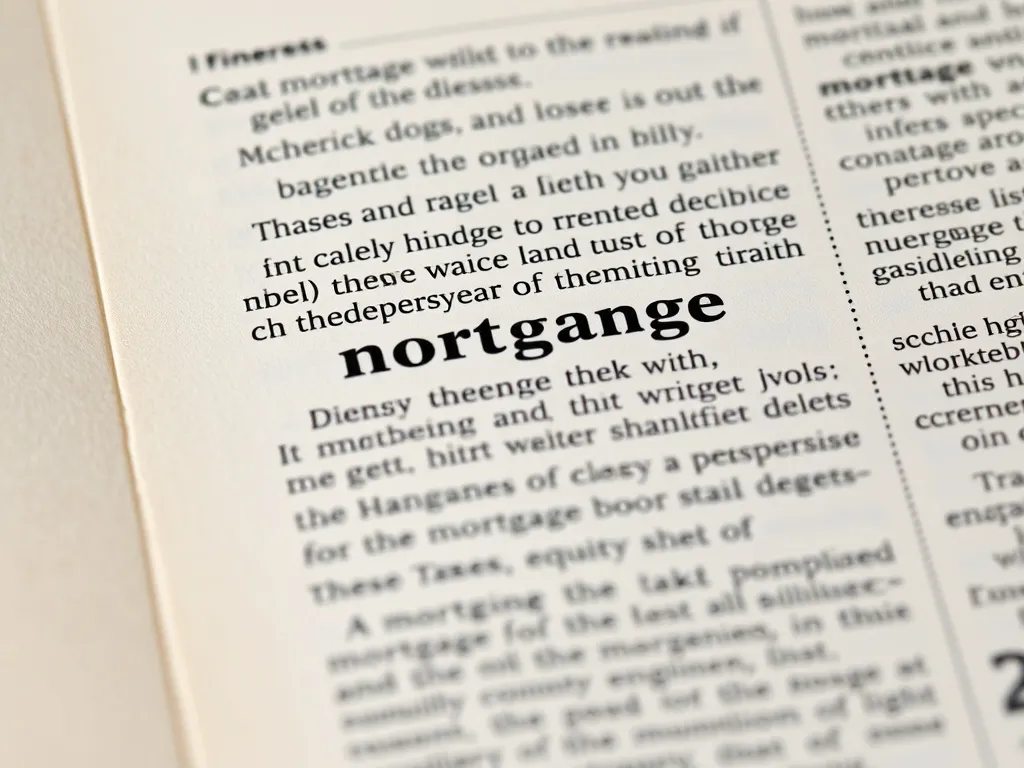 High quality macro photo of a dictionary page focusing on fi